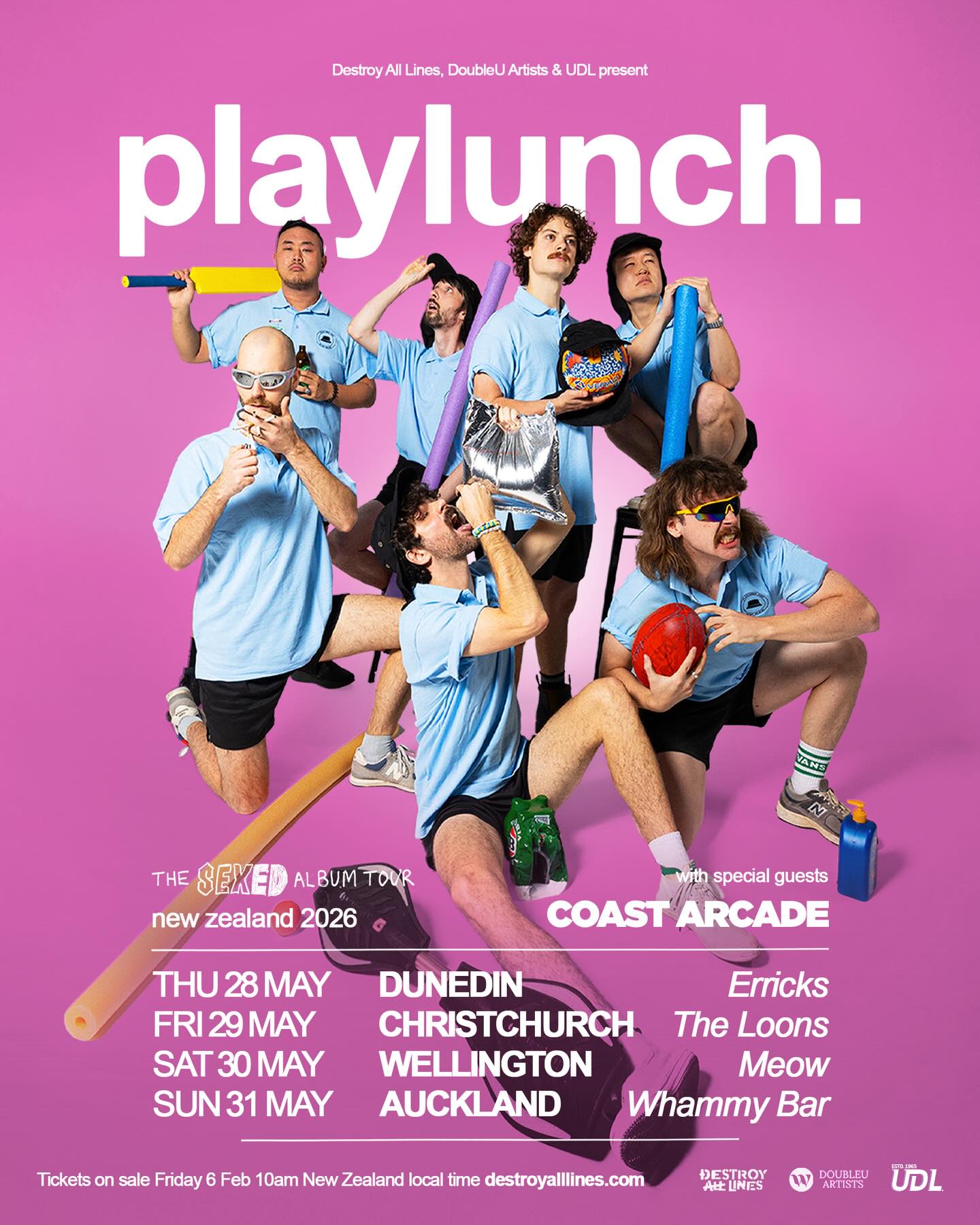Playlunch Sex Ed Tour Poster 2026